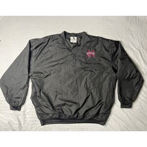 Augusta Sportswear Mississippi State Bulldogs Pullover Windbreaker Mens XL Black